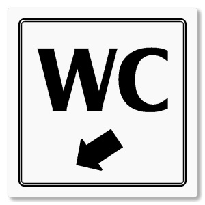 WC vlevo dolů, 118x118mm, bílá, Utah